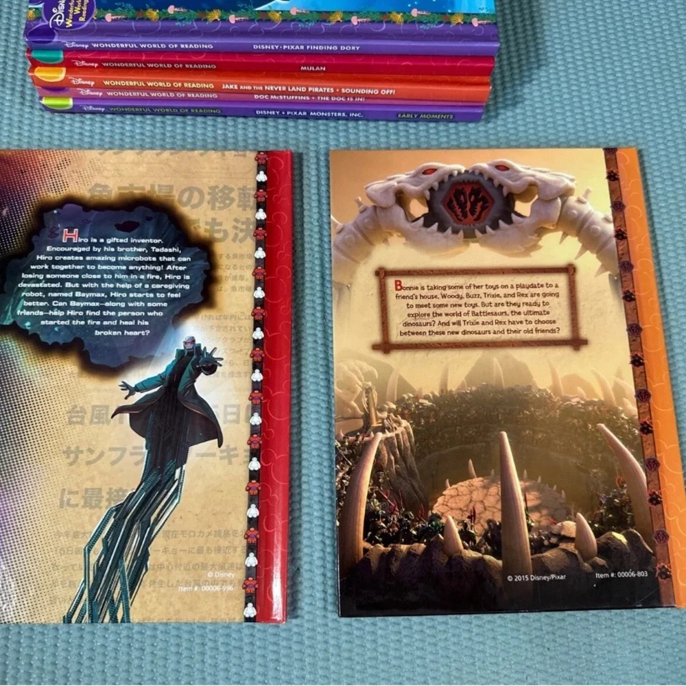 NEW Disney's Wonderful World Of Reading Collection Hardcover LOT 2011-2019 Pixar